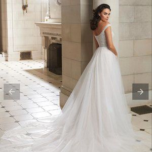 Bridal Overskirt by Mori Lee